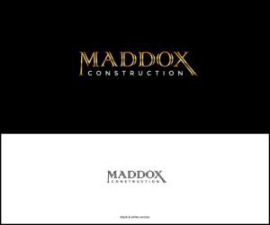 Logo Design by MoonFeather for Maddox Construction | Design: #18545783
