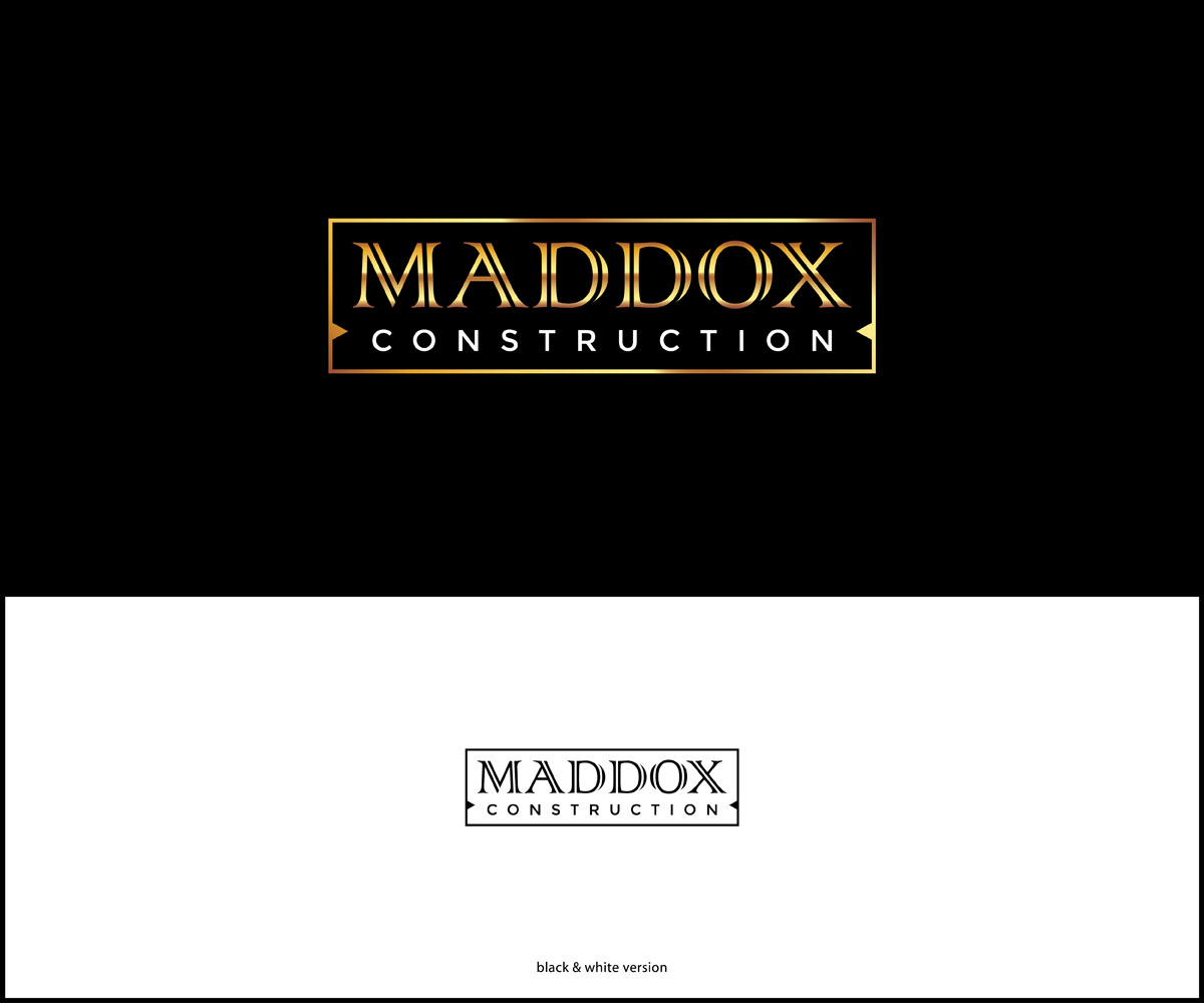 Logo Design by MoonFeather for Maddox Construction | Design #18545784