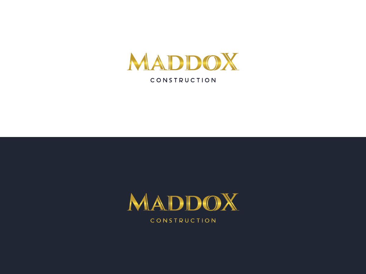 Logo Design by Matea for Maddox Construction | Design #18547069