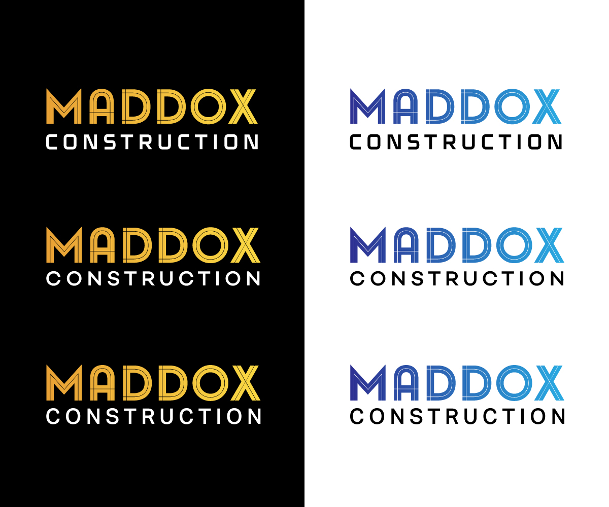 Logo Design by Davaus for Maddox Construction | Design #18545669