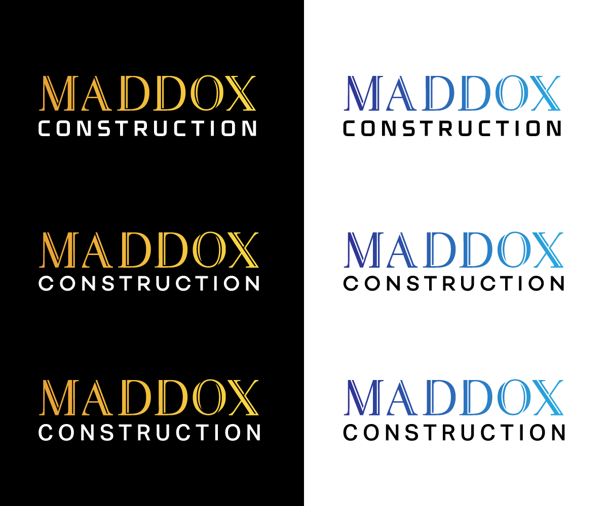Logo Design by Davaus for Maddox Construction | Design #18545671