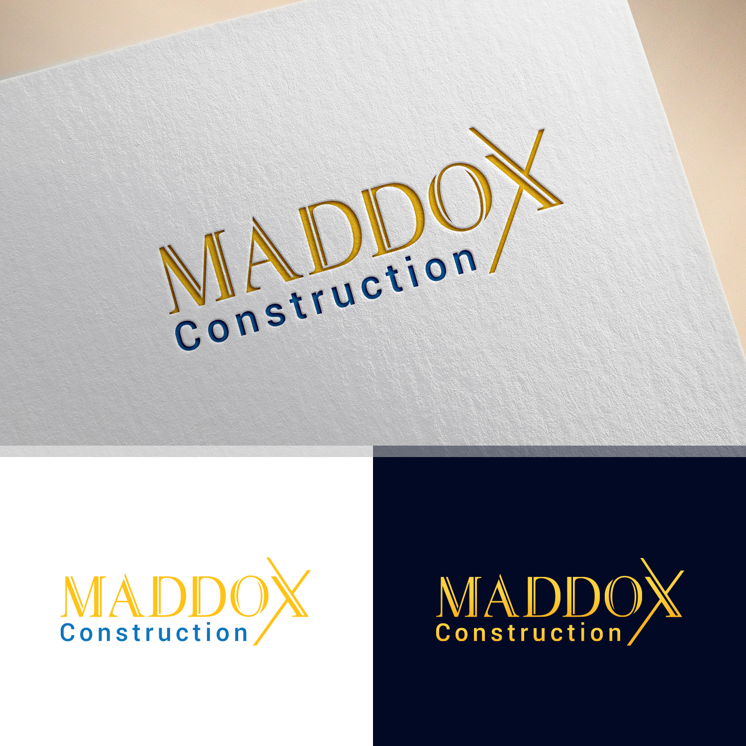 Logo Design by Maxo-Biz for Maddox Construction | Design #18545652