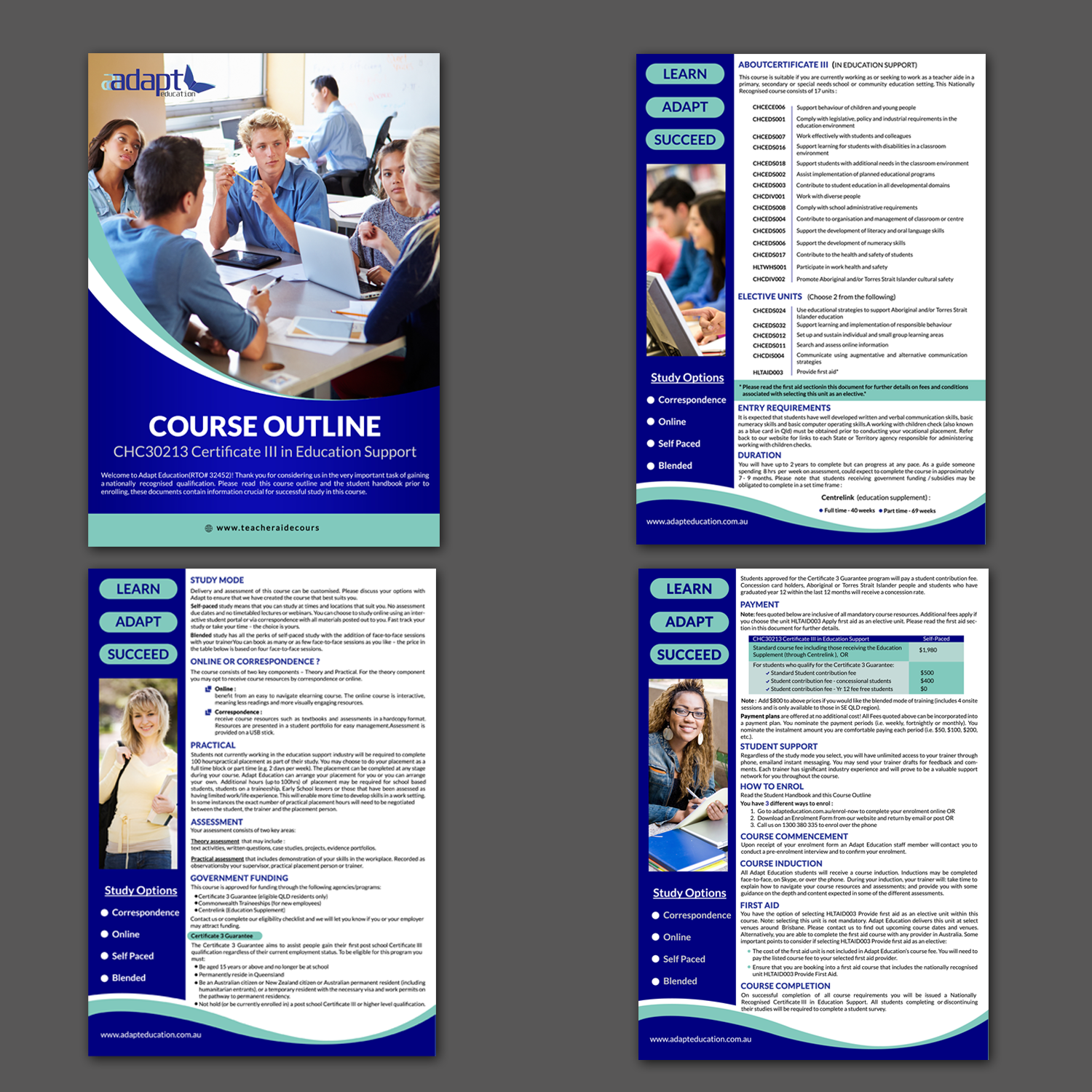Diseño de Flyer por Schöpfer para Adapt Education | Diseño #18549461