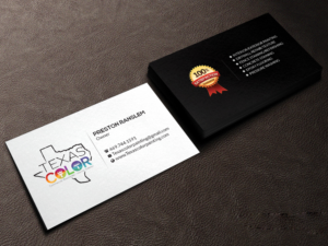 Design de Carte de Visite par Creations Box 2015 pour Texas Color Painting  | Design : #18575689
