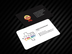 Diseño de Tarjeta de Presentación por Creations Box 2015 para Texas Color Painting  | Diseño: #18575695