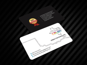 Diseño de Tarjeta de Presentación por Creations Box 2015 para Texas Color Painting  | Diseño: #18575700