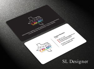 Business Card Design by SL Designer for Texas Color Painting  | Design: #18562455