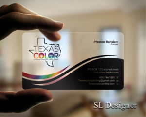 Business Card Design by SL Designer for Texas Color Painting  | Design: #18562465