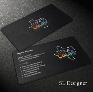Business Card Design by SL Designer for Texas Color Painting  | Design: #18562478