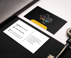 Business Card Design by M6G for Texas Color Painting  | Design: #18565229