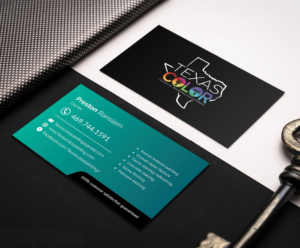 Business Card Design by M6G for Texas Color Painting  | Design: #18570333