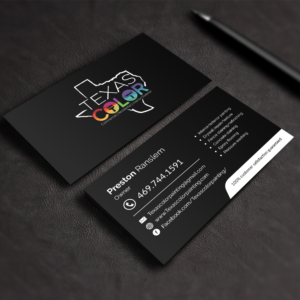 Business Card Design by M6G for Texas Color Painting  | Design: #18570357