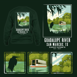 (Guadalupe River) San Marcos Tee | T-Shirt-Design von OR-PiXEL STUDIO ™