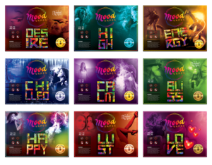 Mood Vapes.  the aim is to sell vaping liquids based on mood or feelings | Diseño de Etiqueta por SAI DESIGNS