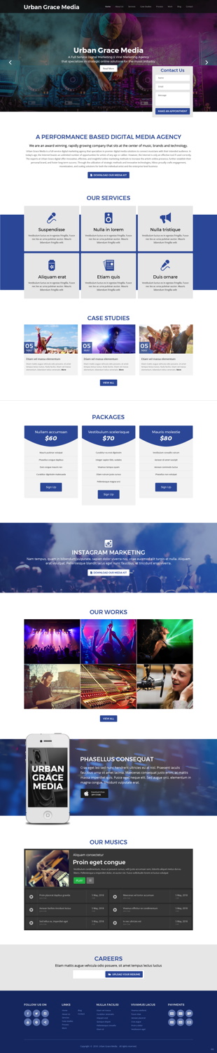 Wordpress Design by pb for this project | Design #18576044