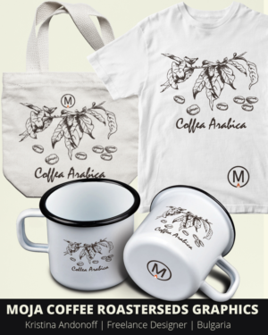 Graphic Design by Kristina Andonoff for Moja Coffee | Design: #18614097