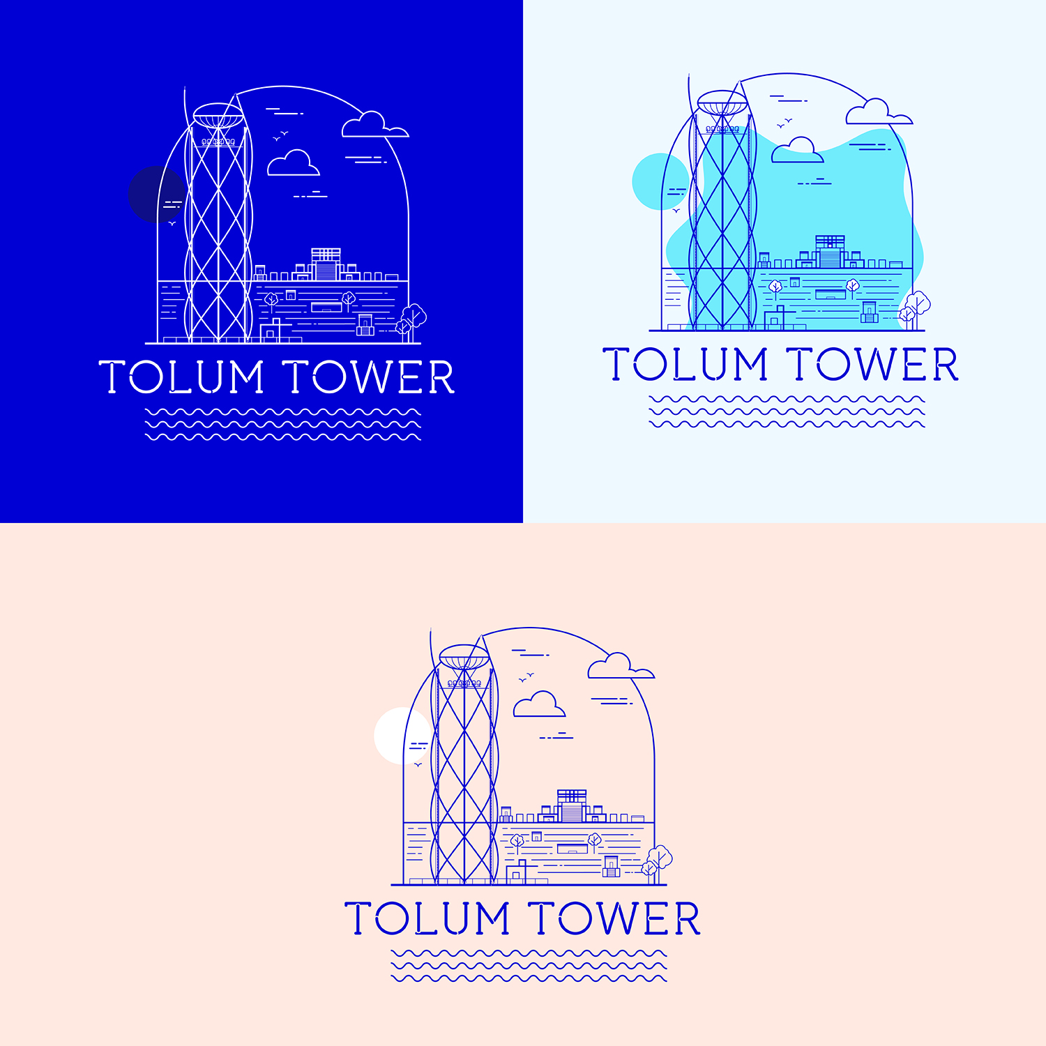 Logo Design by Marc Ray for TULUM TOWER | Design #18586504
