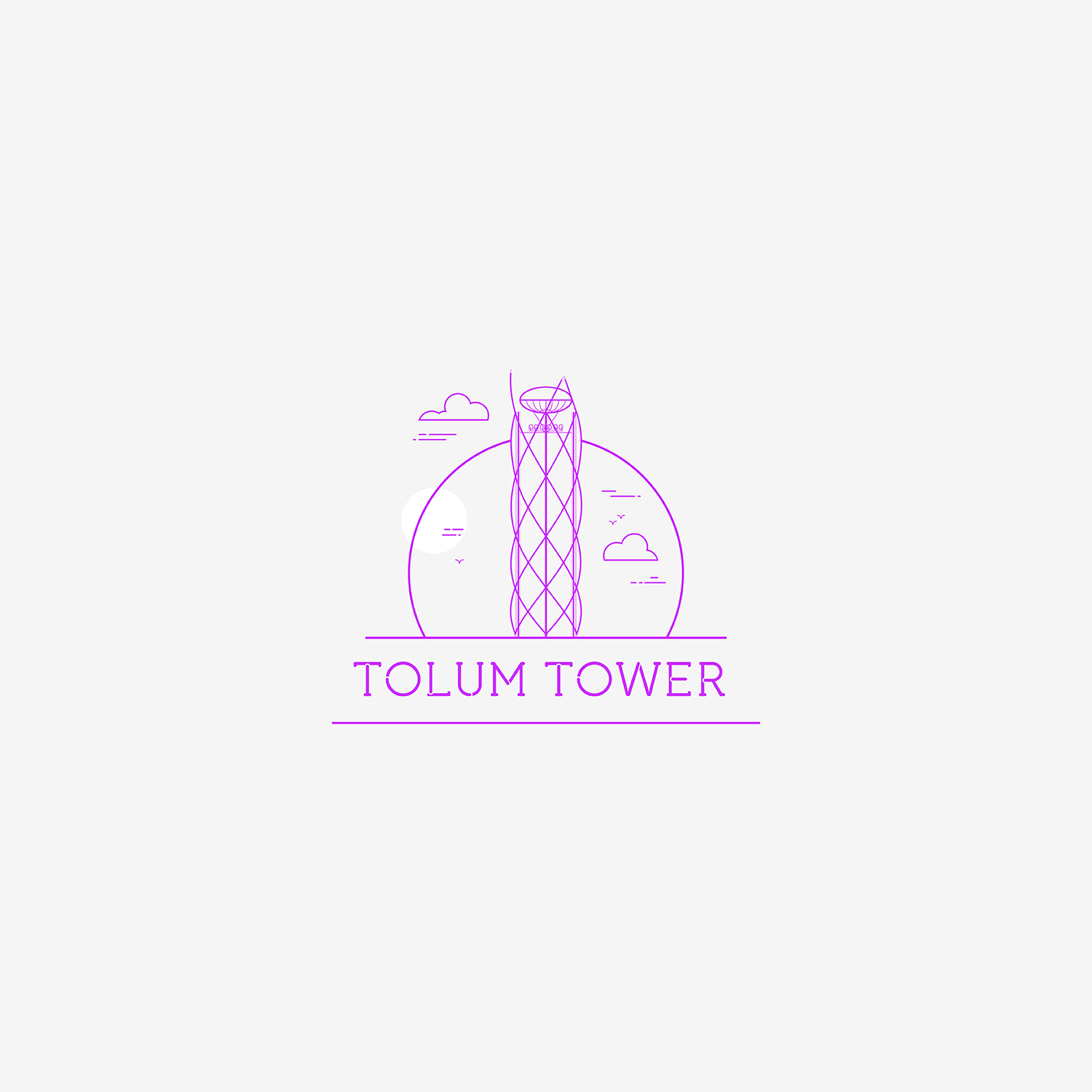 Logo Design by Marc Ray for TULUM TOWER | Design #18602233
