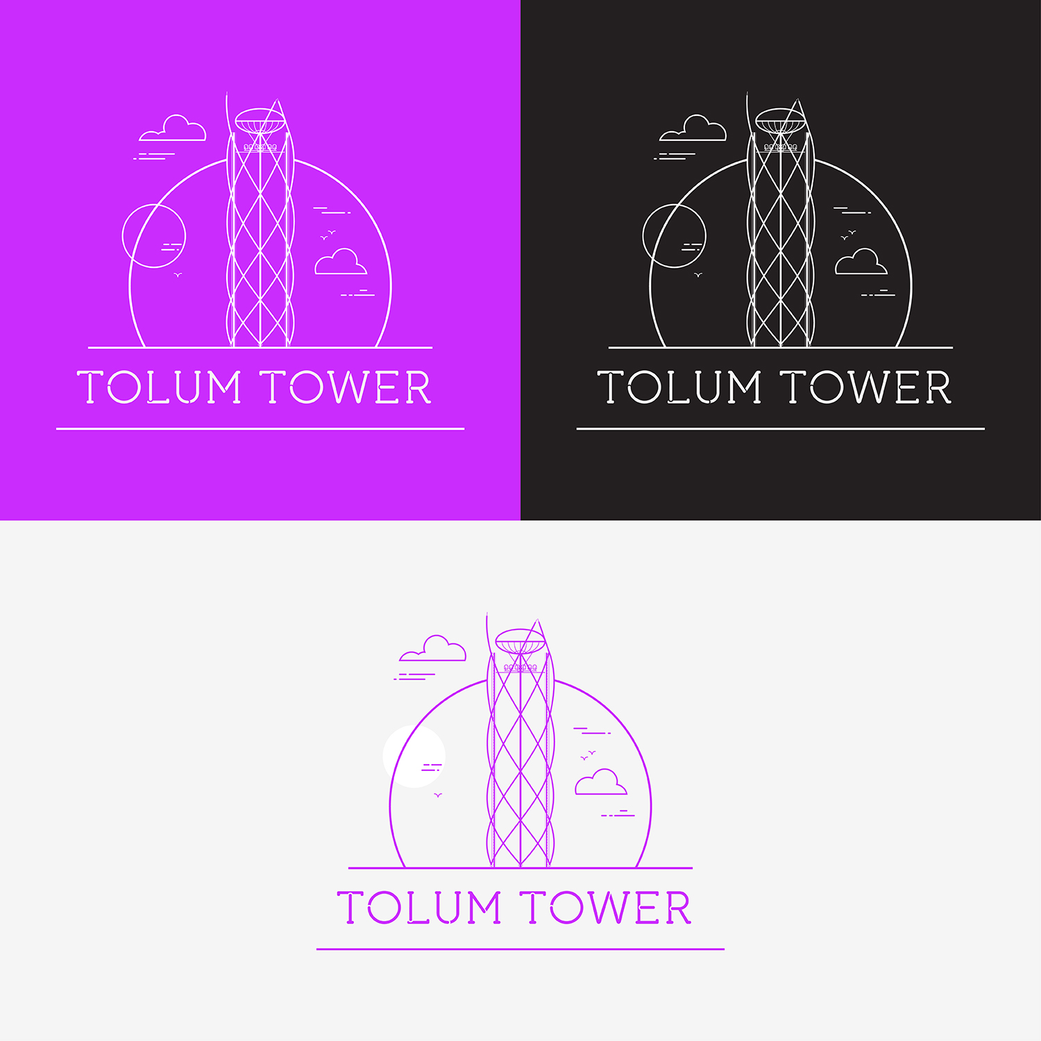 Logo Design by Marc Ray for TULUM TOWER | Design #18602234