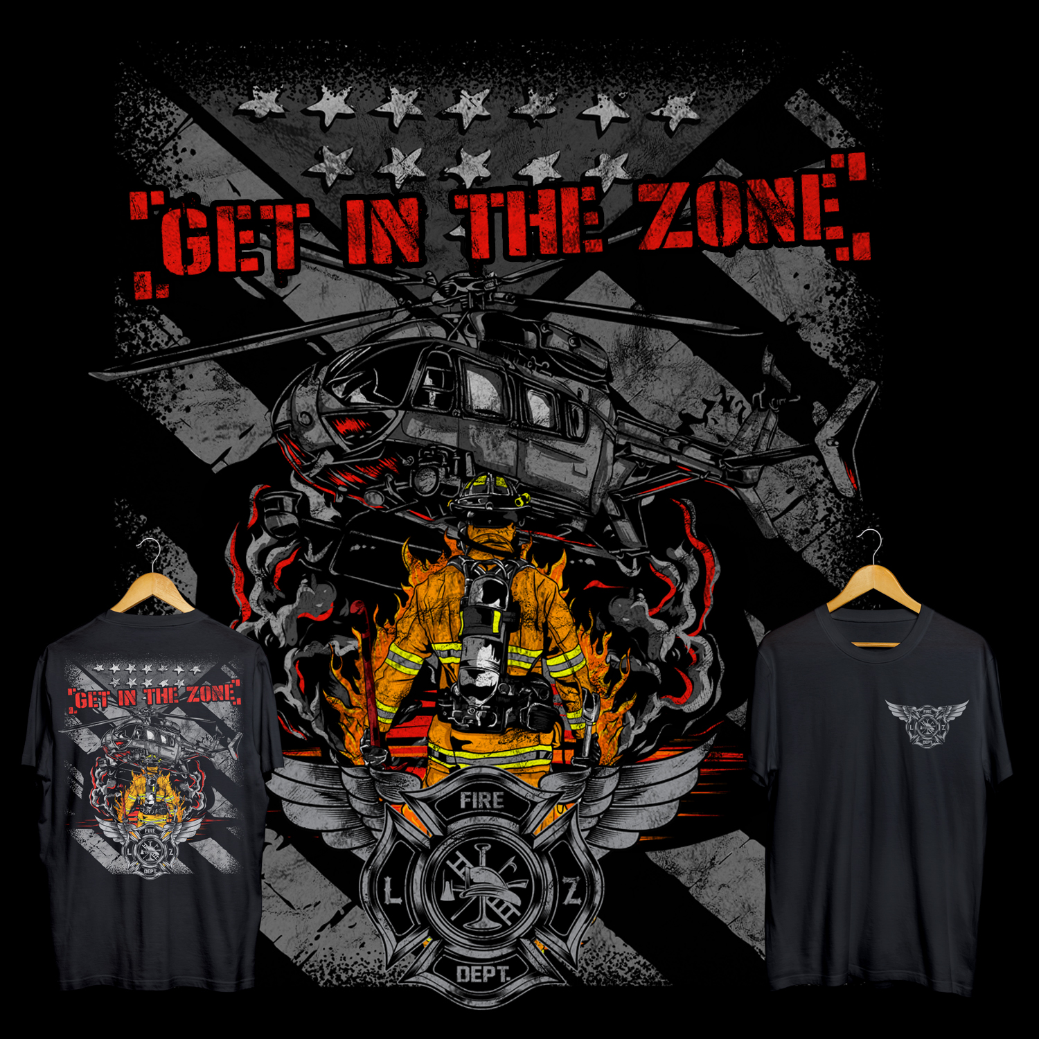 T-shirt Design by Michaelsefrico for EMS Flight Safety Network | Design #18628168