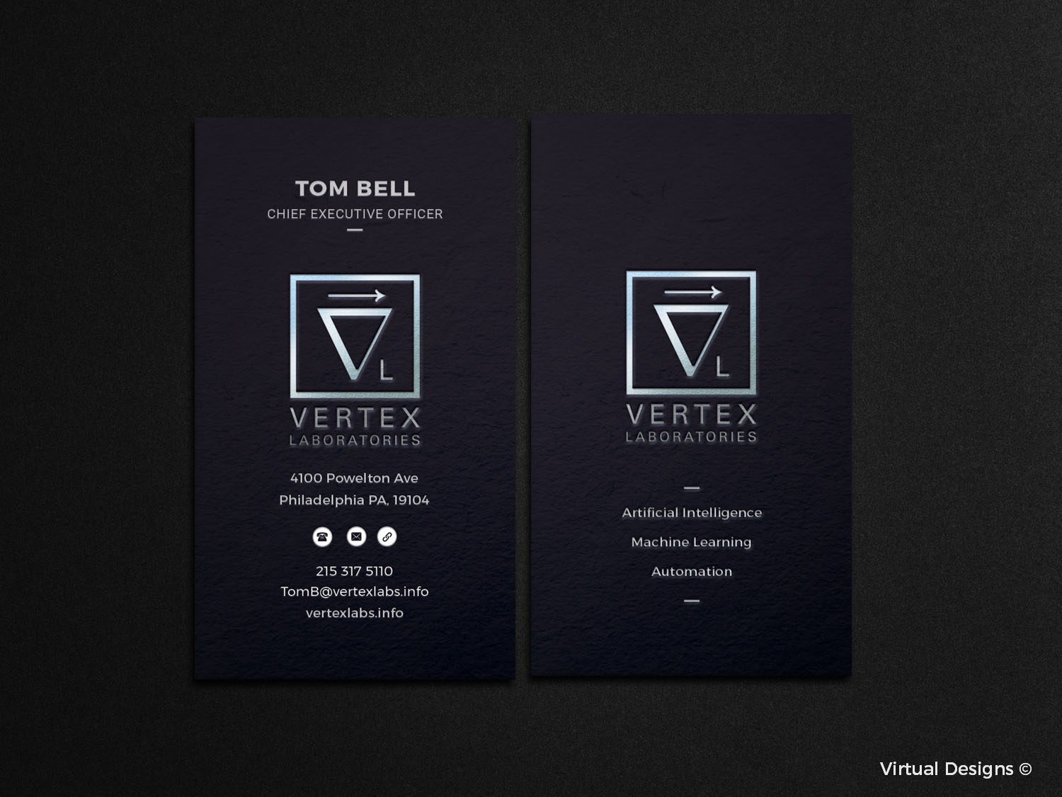 Business Card Design by SyncFuse™ Solutions for this project | Design #18558335