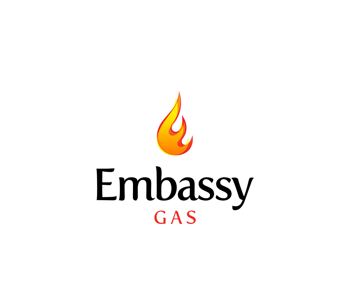 Logo Design by Andrés Sebastián for Embassy Gas | Design #18643208
