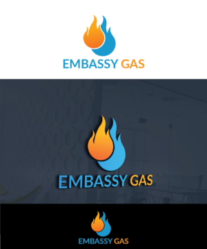 Logo Design by Isnah Logo for Embassy Gas | Design: #18561643