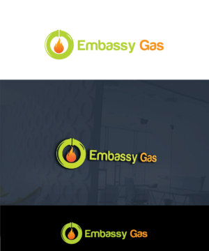 Logo Design by Isnah Logo for Embassy Gas | Design: #18561644