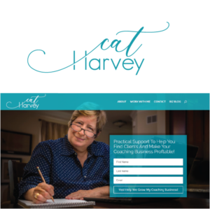 Cat Harvey | Logo Design by rozT