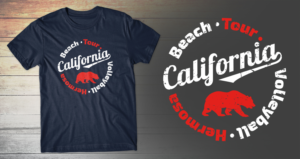 T-shirt Design by db1404 for California Beach Volleyball Association | Design: #18549901