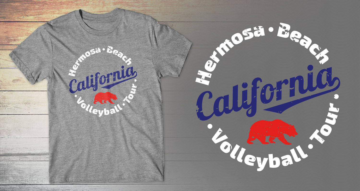 T-shirt Design by db1404 for California Beach Volleyball Association | Design #18599789