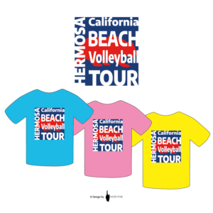 T-shirt Design by KATZEPOSE for California Beach Volleyball Association | Design #18555280