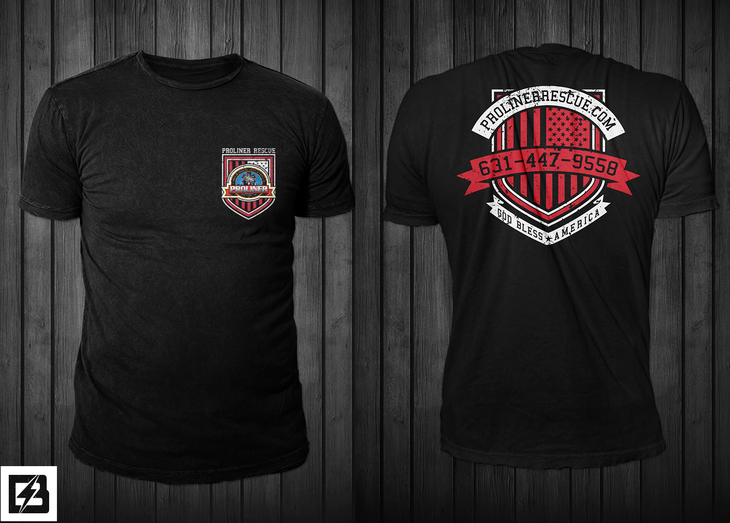 Masculine, Bold, Fire Department T-shirt Design for L.I. Proliner Inc ...