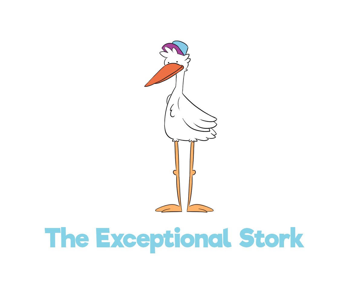 Logo Design by janinemaganito for Exceptional Stork LLC | Design #18644297