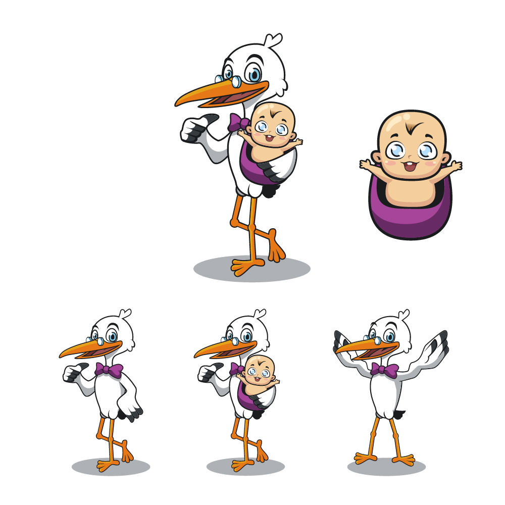 Logo Design by @vorbys for Exceptional Stork LLC | Design #18569762