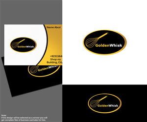 Logo Design by Moustache-Graphics for Golden Whisk | Design: #2830057