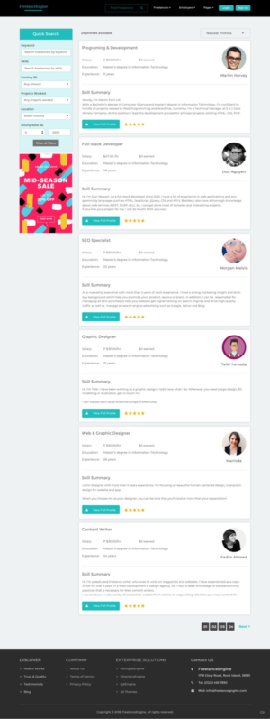 Web Design by pb for this project | Design: #18575765