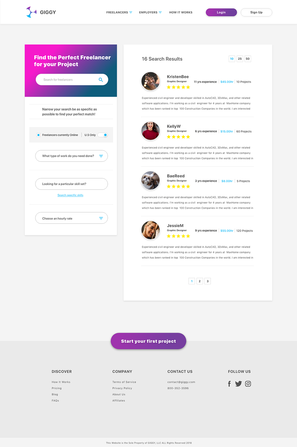 Diseño Web por Tasty Coders para este proyecto | Diseño #18651797