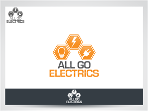 Logo Design by vhey for ALL GO ELECTRICS | Design: #2820815