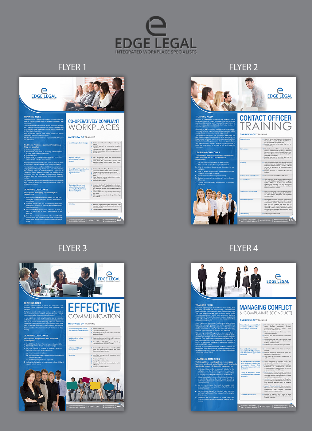 Flyer Design by hih7 for Edge Legal | Design: #18759010