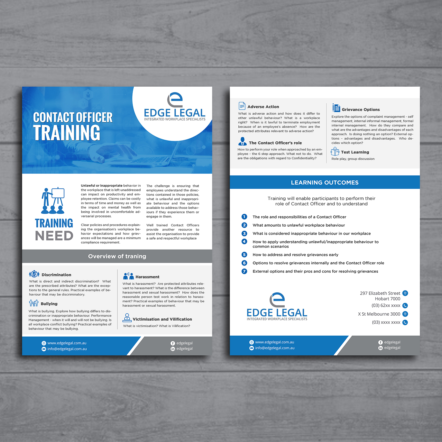 Flyer Design by debdesign for Edge Legal | Design #18711275