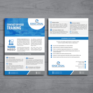 Flyer Design by debdesign for Edge Legal | Design: #18711275