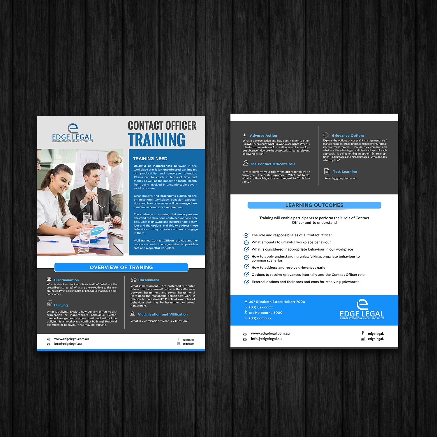 Flyer Design by debdesign for Edge Legal | Design #18721036
