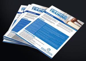 Flyer Design by Deziners Zone for Edge Legal | Design: #18709530
