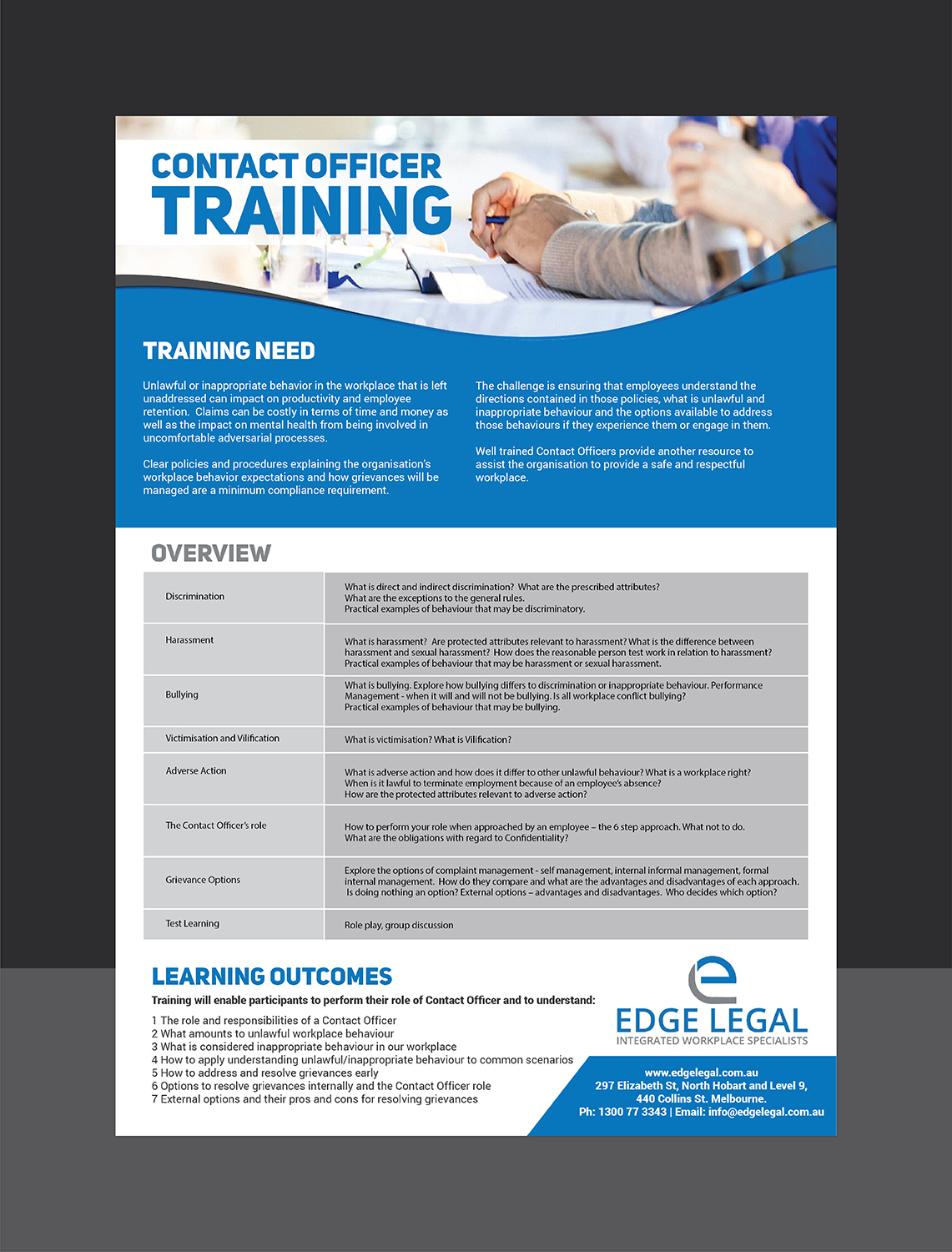 Flyer Design by Deziners Zone for Edge Legal | Design #18732590