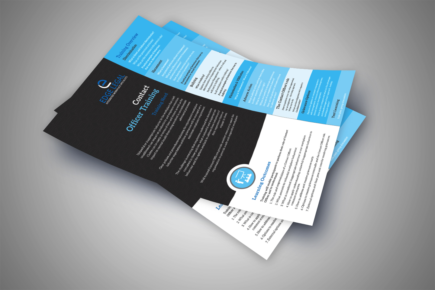 Diseño de Flyer por em.design para Edge Legal | Diseño #18774612
