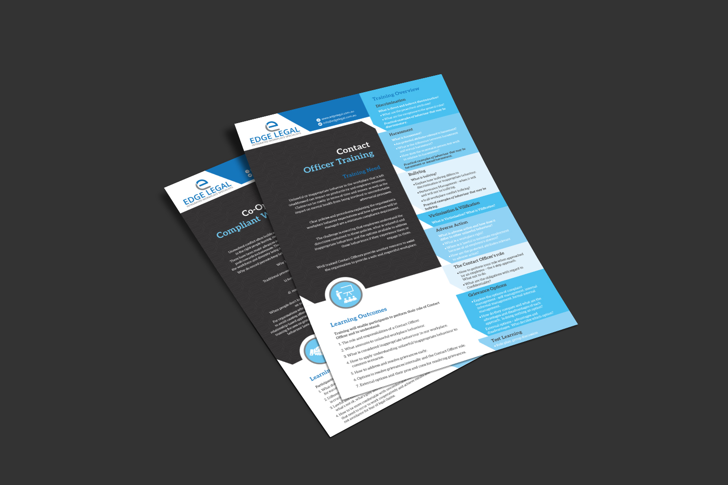 Flyer Design by em.design for Edge Legal | Design #18784052