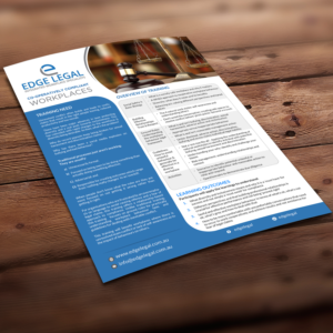 Flyer Design by creative.bugs for Edge Legal | Design: #18712478