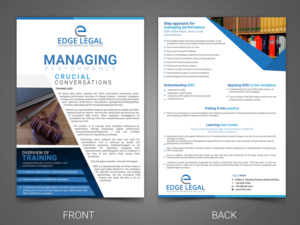  A 'new law' boutique Australian law firm that provides specialist employment law and people managem | Flyer Design by SAI DESIGNS