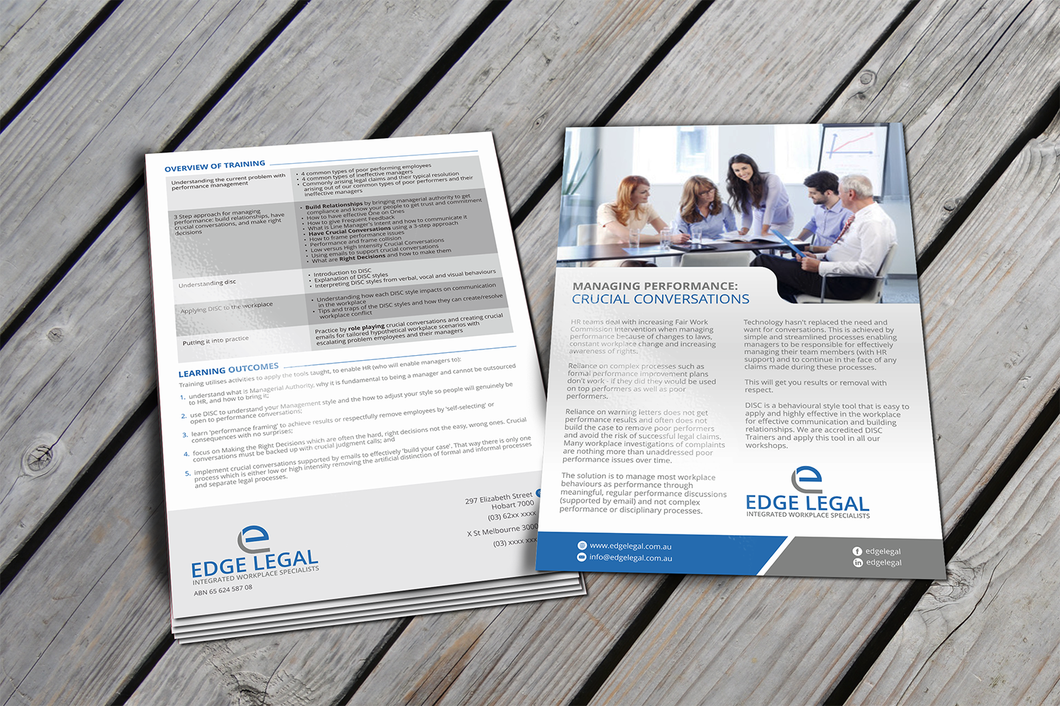 Flyer Design by barinix for Edge Legal | Design #18749141